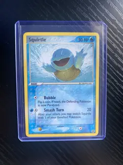 Pokemon Squirtle TCG EX FireRed & LeafGreen Card 83/112 Regular Common - Image 1