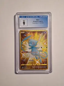 Shiny Mew Holo Secret Celebrations Card 025/025 CGC Mint 9 - Image 3