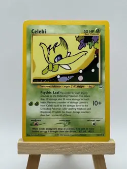 Pokemon TCG Celebi Neo Revelation Card 16/64 Unlimited Rare Vintage WOTC - Image 1