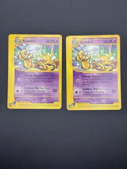 Pokemon Kadabra 84/165 & Abra 93/165 TCG Expedition Card Set Of 4 - Image 1