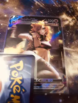 Flareon Pokemon Anime Waifu Sexy Doujin ACG Custom Trainer Art card - Image 2