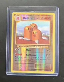 Dugtrio 56/108 XY Evolutions Rare Reverse Holo Fighting Pokemon Card 2016 LP - Image 1