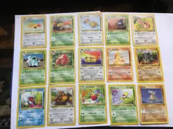 Pokemon TCG Vintage Jungle 29 Card Lot WOTC - Image 1