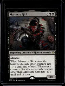 Magic the Gathering Massacre Girl War of the Spark MTG - Image 1