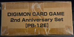 Digimon CCG - 2nd Anniversary Set PB-12E Promo Cards Set - SEALED NEW - Image 1