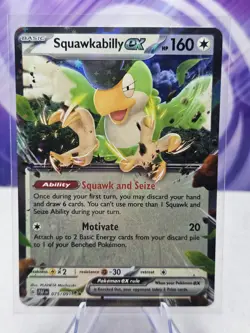 Squawkabilly EX 075/091 Holo Card Paldean Fates Series NM - Image 1