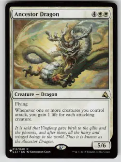 Ancestor Dragon Rare The List Reprints 012/040 MTG Near Mint 2020 - Image 1
