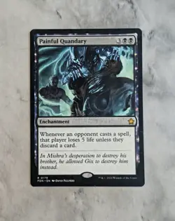 Painful Quandary | MTG FDN | Black Enchantment Discard EDH Commander Rare | NM - Image 1
