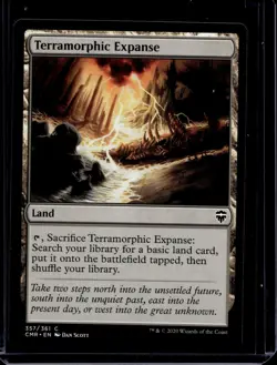MTG Magic the Gathering Terramorphic Expanse (357) Commander Legends NM - Image 1