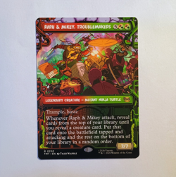 Raph & Mikey Troublemakers Showcase 0250 MTG Magic the Gathering Regular Rare NM - Image 1