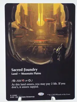Sacred Foundry (Borderless) Edge of Eternities MTG - Image 1