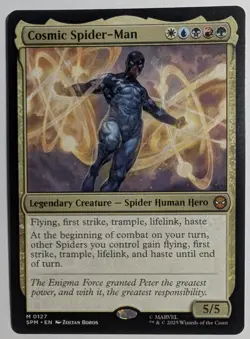 Cosmic Spider-Man x1 Marvel's Spider-Man Magic the Gathering MTG LP/NM - Image 1