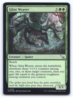 Glint Weaver 162 Uncommon Murders at Karlov Manor Magic: The Gathering Foil LP - Image 1