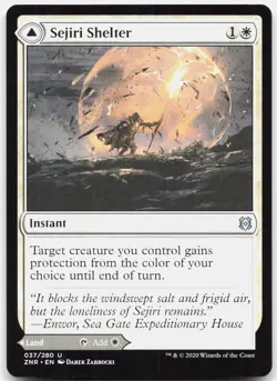 Sejiri Shelter 37 Near Mint Zendikar Rising Uncommon Magic: The Gathering - Image 1