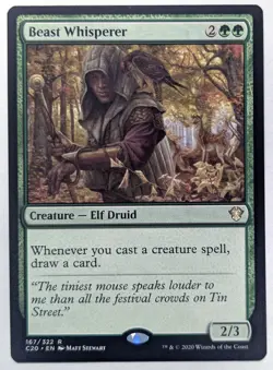 C20 BEAST WHISPERER NM Magic MTG Commander 2020 Free Shipping! - Image 1
