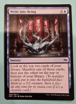 Write into Being 059/185 Fate Reforged MTG Magic The Gathering S823* - Image 1