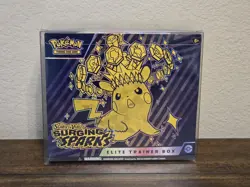 Pokemon Scarlet & Violet Surging Sparks Elite Trainer Box ETB Sealed +Case - Image 1