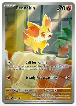 Fennekin 080 - Pokemon TCG Black Star Promo - Chaos Rising ETB Promo Card - Image 1