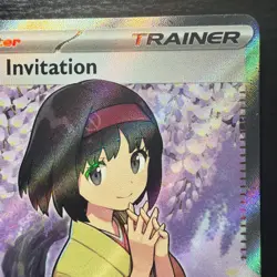 Pokemon ERIKA'S INVITATION 196/165 HOLO FULL ART | NM | MEW 151 | 2023 - Image 2