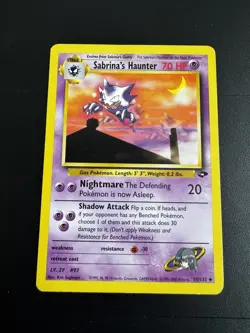 Sabrina's Haunter 55/132 Gym Challenge Set Pokemon Card Lightly Played - Image 1