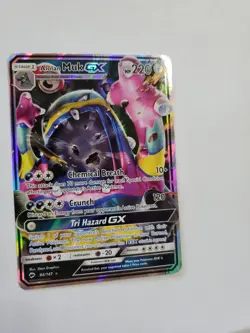 Pokemon Alolan Muk GX Holo Ultra Rare TCG Card Burning Shadows 84/147 - Image 1