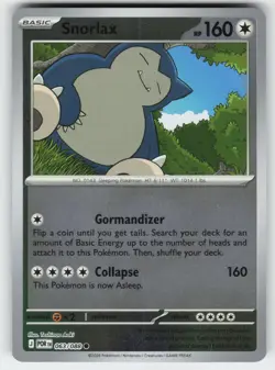 Snorlax 063/088 Common Perfect Order Pokemon Reverse Holo Near Mint - Image 1