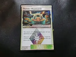 Thunder Mountain Prism Star 191/214 Lost Thunder Holo Pokemon Card NM - Image 1