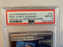 2023 Pokemon Paradox Rift Professor Turo’s Scenario #257 SIR PSA 8 - Image 2