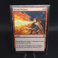 Breath Weapon Commander Legends: Battle for Baldur's Gate Regular - NM #165 MTG - Image 1