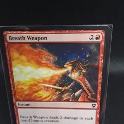 Breath Weapon Commander Legends: Battle for Baldur's Gate Regular - NM #165 MTG - Image 3