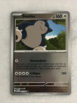 Snorlax 63/88 REVERSE HOLO Pokemon: Perfect Order Near Mint - Image 1