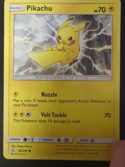 Pikachu - 66/236 - Common Regular - Pokemon Cosmic Eclipse - Lp - Image 1