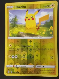 Pikachu 049/203 Evolving Skies Pokemon Reverse Holo Nm - Image 1