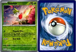 Shaymin 013/162 Temporal Forces Pokemon TCG Reverse Holo UC NM - Image 3