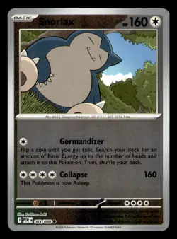 Snorlax 063/088 Common Perfect Order Pokemon Reverse Holo Near Mint - Image 1