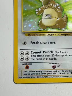 Pokemon Italian Kangaskhan 5/64 Jungle Holo LP/NM CLEAN!! Free Shipping B - Image 4