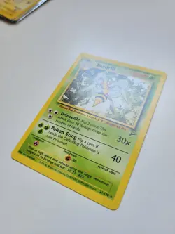 Beedrill - 21/130 Base Set 2 Pokemon - Rare - Near Mint - Image 2