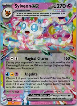 Sylveon ex 041/131 Holo Double Rare Prismatic Evolutions Pokemon Holo Near Mint - Image 1
