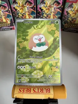 Rowlet #090/088 IR Illustration Rare Pokemon TCG ME03 POR: Perfect Order NM - Image 1