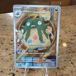 Garbodor 141/086 Illustration Rare White Flare Pokemon Near Mint - Image 1