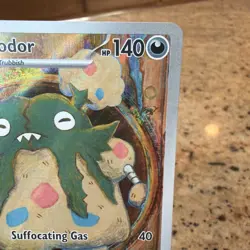Garbodor 141/086 Illustration Rare White Flare Pokemon Near Mint - Image 4