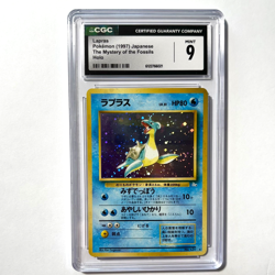 CGC 9 Lapras Holo #131, 1997 Pokemon Japanese Mystery of the Fossils - Image 1