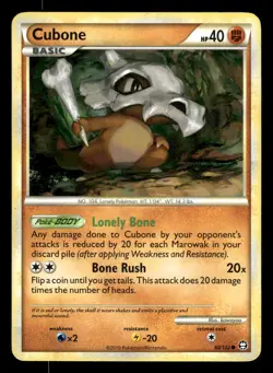 Cubone 60/102 HGSS Triumphant TM MP - Image 2