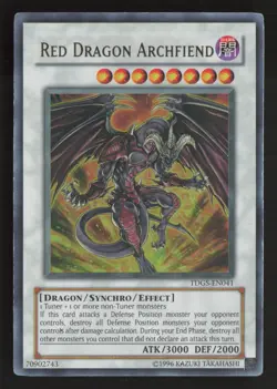 Red Dragon Archfiend TDGS-EN041 The Duelist Genesis Unlimited MP - Image 1