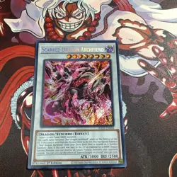 YuGiOh! - Scarred Dragon Archfiend RA05-EN044 Secret Rare 1st Edition Near Mint - Image 1
