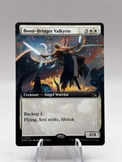 Boon-Bringer Valkyrie 0343 Extended Art March of the Machine MOM MTG NM - Image 1