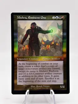 Mishra, Eminent One 1/36 Foil Retro Commander: The Brothers' War BRC MTG NM - Image 1