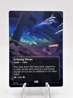Echoing Deeps 0058 Borderless Foil Edge of Eternities EOE MTG NM - Image 1
