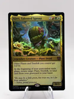 Kirri, Talented Sprout 0007 Foil Outlaws of Thunder Junction OTC MTG NM - Image 1