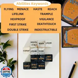 90 PCS MTG Counter Dice Set - AbilityKeyword Counters, -1/+1 Life Counter, Sh - Image 5